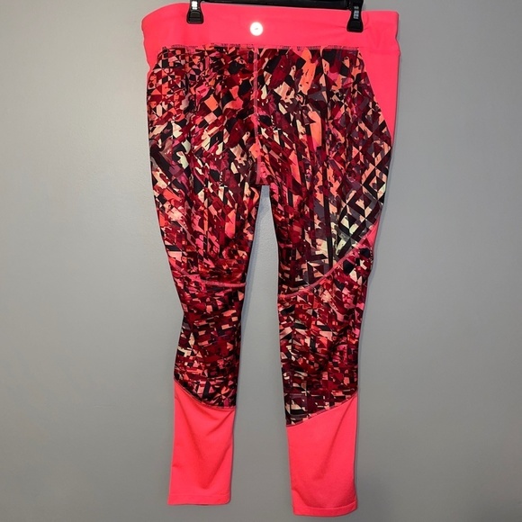 NWOT Avia Hyperdrive Active Printed Legging Neon Geo Print Size XL - Picture 4 of 5